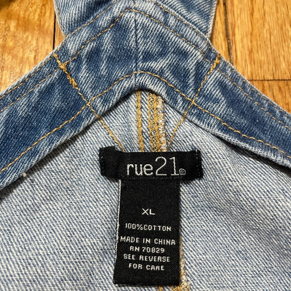 Embroidered Denim Jumper - Picture 6 of 9